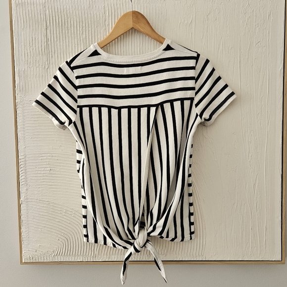 Madewell Striped Tie-Back Tee XS - Picture 7 of 7